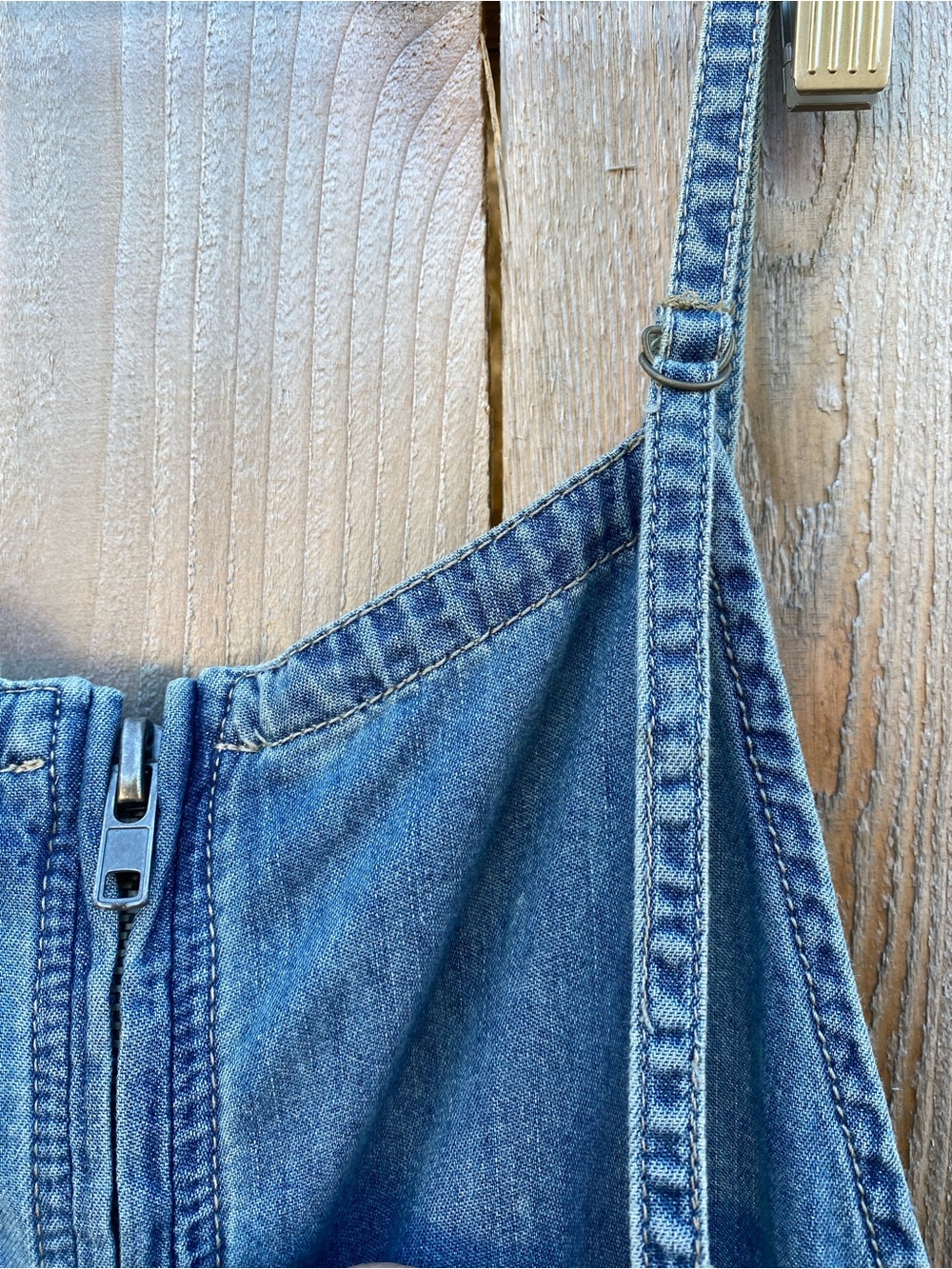 Free People Chambray Overalls - Picture 5 of 12